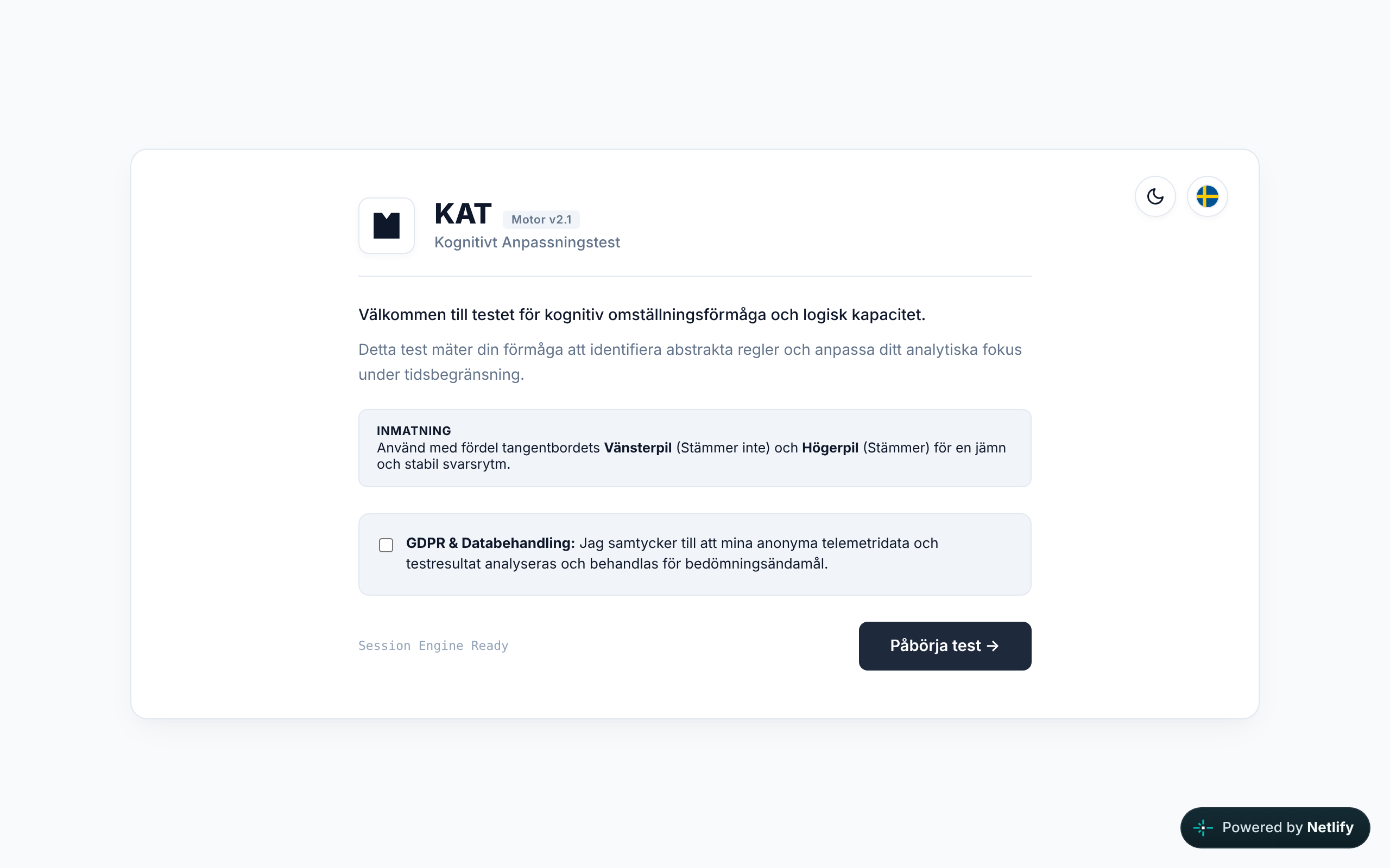 KAT / CAT Cognitive Switch Engine product preview