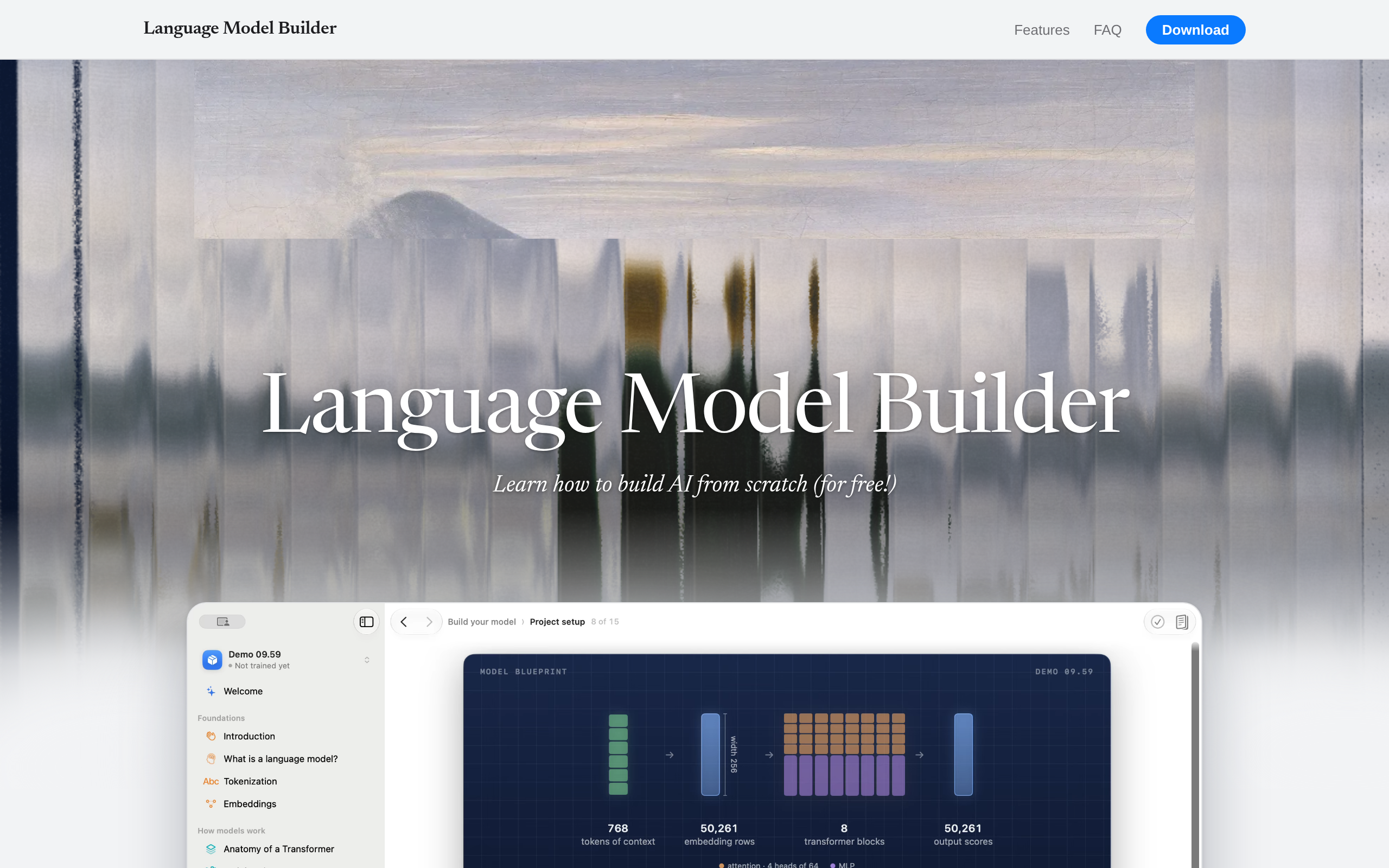 Language Model Builder product preview
